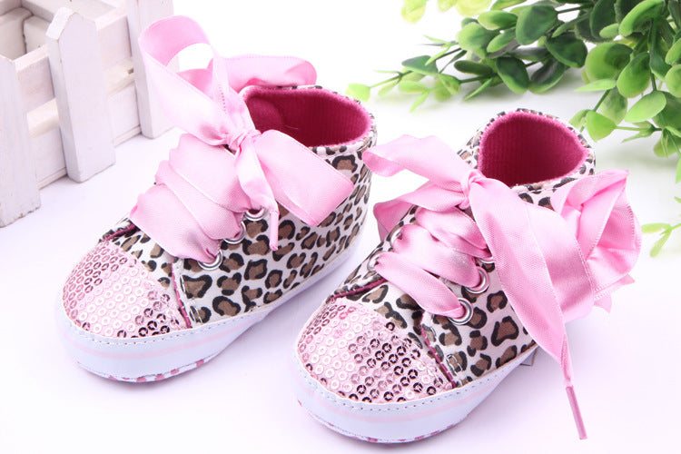 Leopard Print Sequin Sneakers GlamzLife