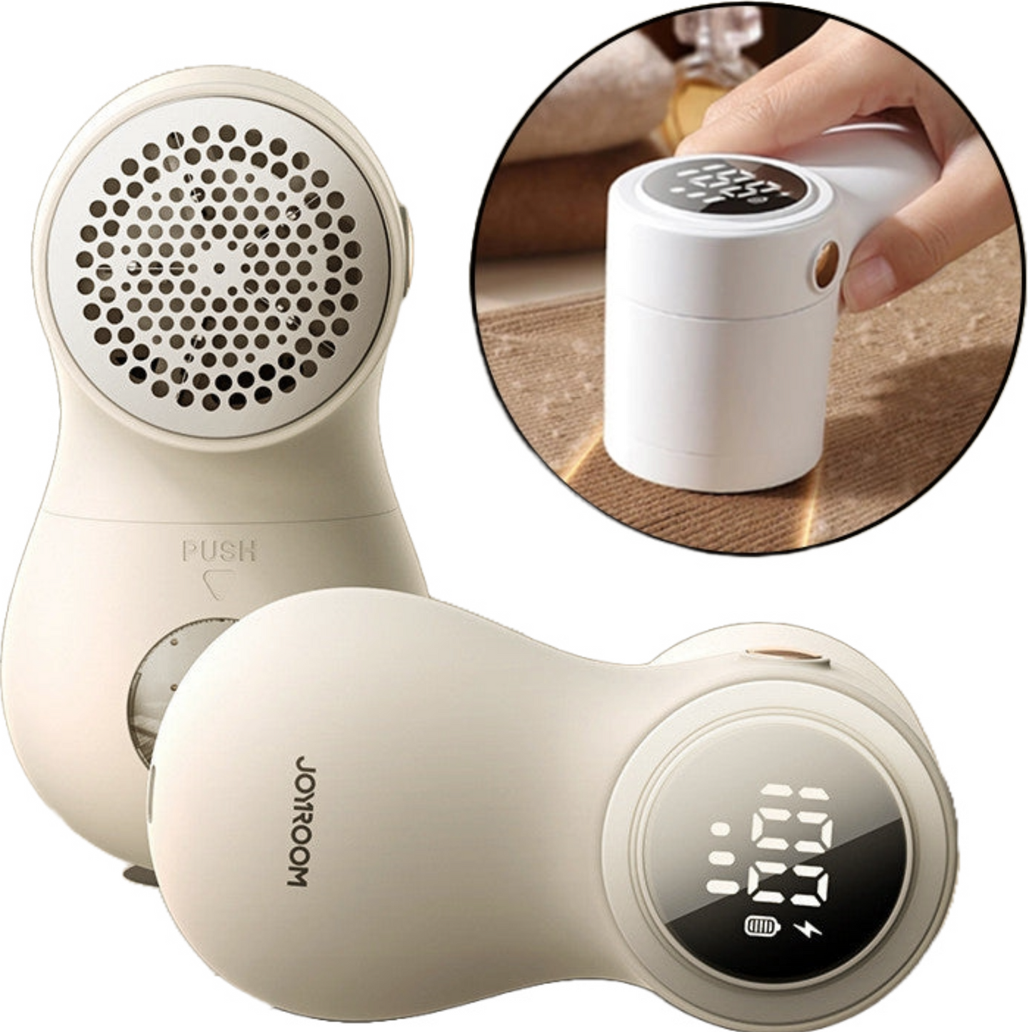 Lint Remover Electric Hairball Smart LED Digital Trimmer | GlamzLife