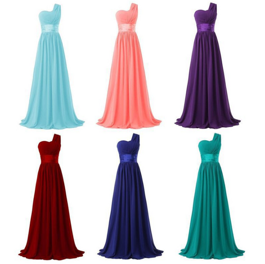 Long Multi-Color Banquet Evening Dress | | GlamzLife