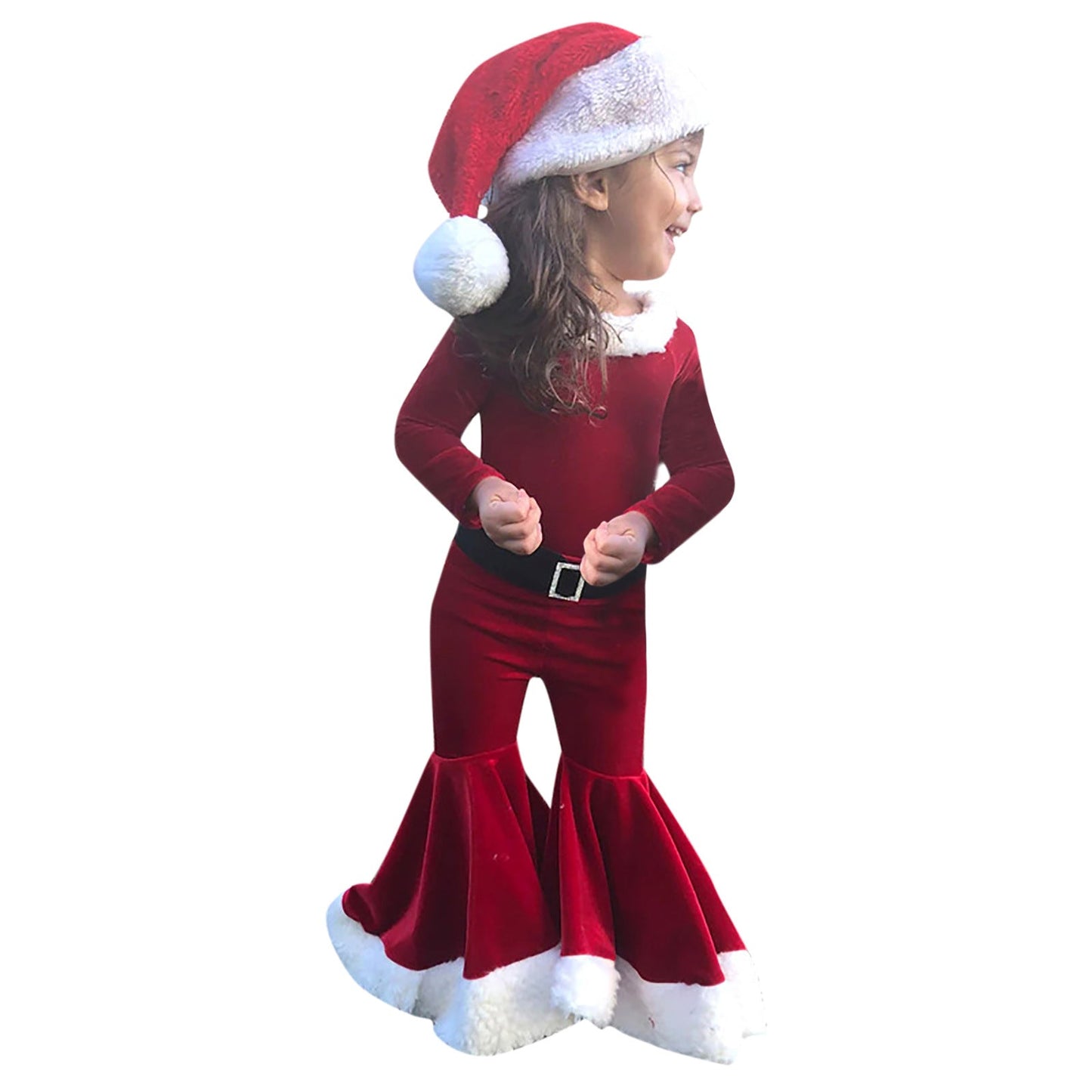 Long-Sleeved Bell Bottom Three-Piece Dress GlamzLife