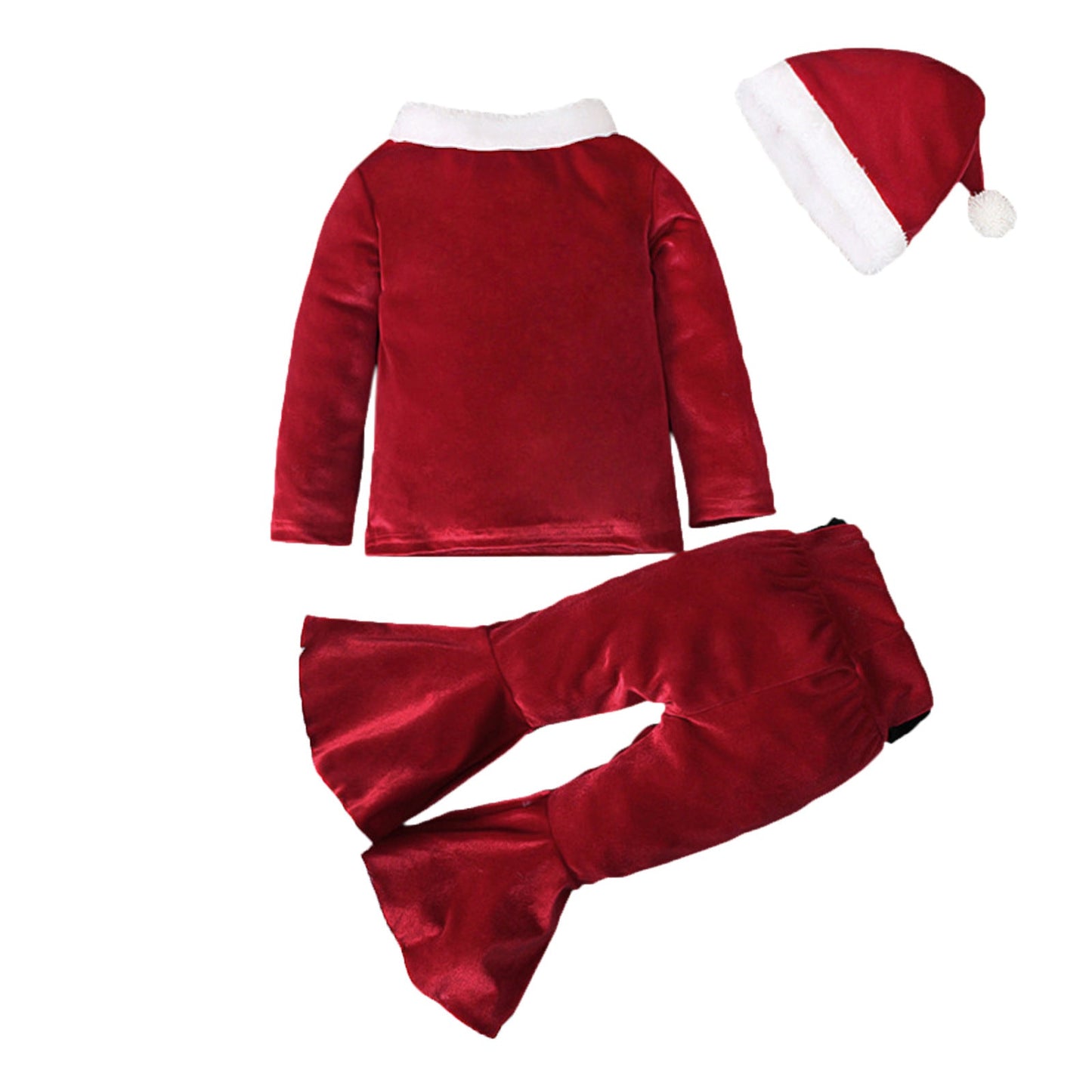 Long-Sleeved Bell Bottom Three-Piece Dress GlamzLife