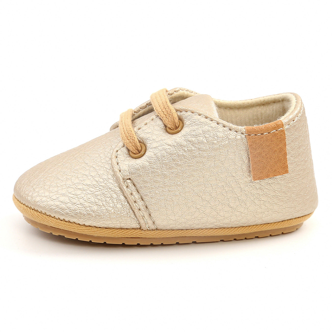 Luxury Soft Leather Rubber Sole Toddler Shoes | GlamzLife