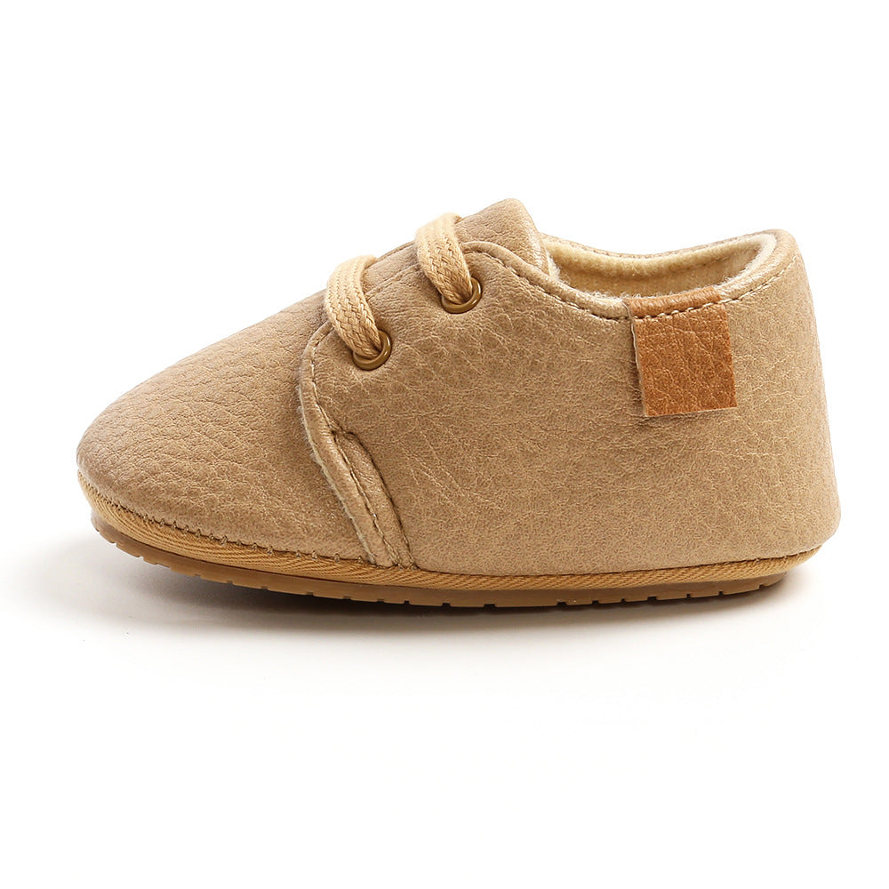 Luxury Soft Leather Rubber Sole Toddler Shoes GlamzLife
