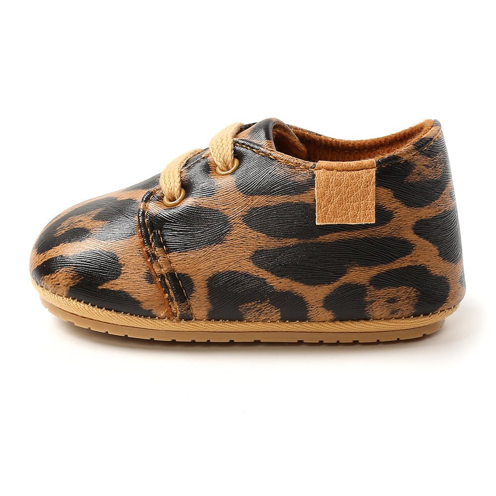 Luxury Soft Leather Rubber Sole Toddler Shoes GlamzLife