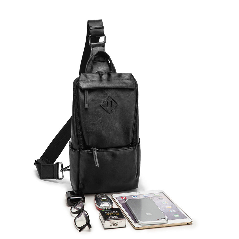 Men's Bags, Chest Bags, Men's Shoulder Bags, Messenger Leather Bags GlamzLife