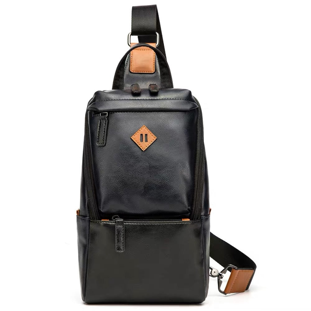 Men's Bags, Chest Bags, Men's Shoulder Bags, Messenger Leather Bags GlamzLife