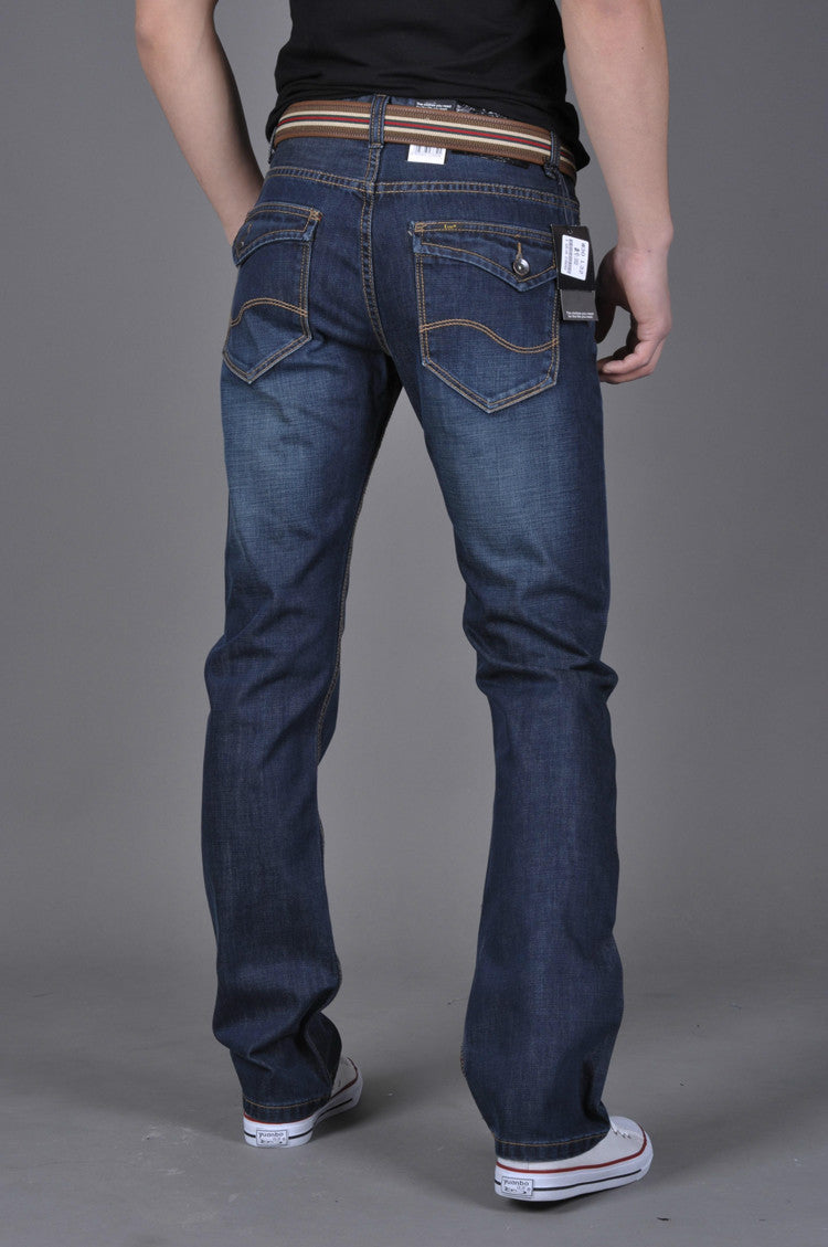 Men's Denim Trendy Straight-Leg Pants GlamzLife