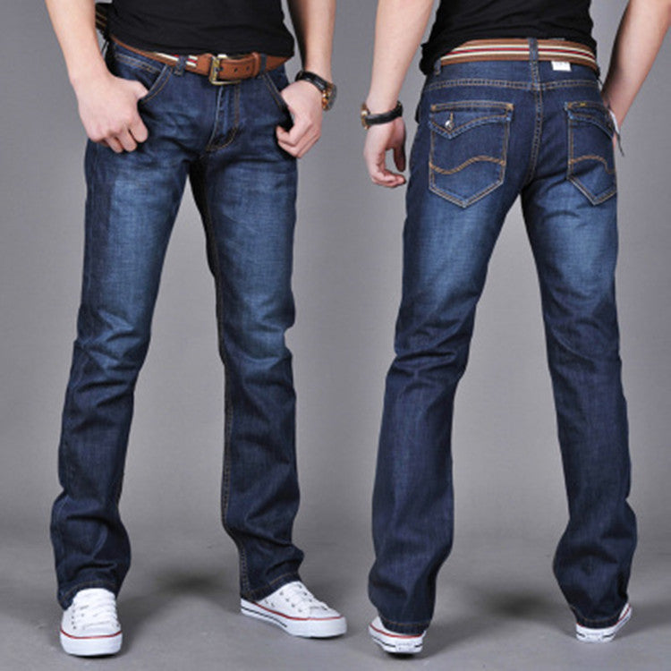 Men's Denim Trendy Straight-Leg Pants GlamzLife