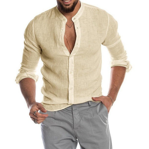 Men's Full Sleeves Solid Plain Shirt GlamzLife