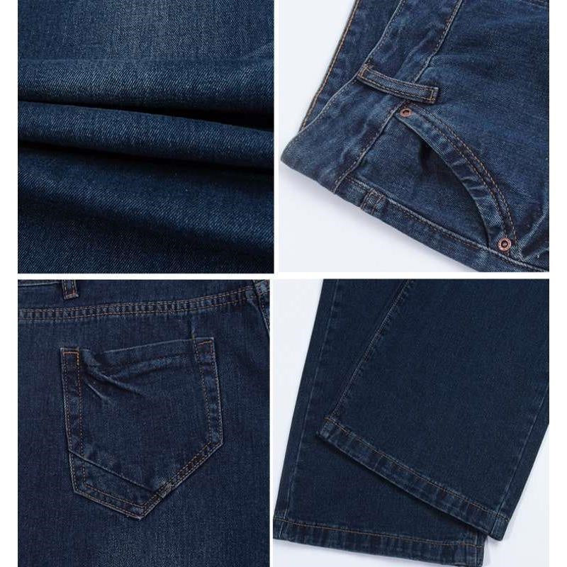 Men's Loose Straight-leg Wide-leg Flared Jeans | GlamzLife