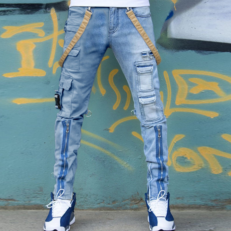 Men's Trendy Slim Fit Straight-Leg Pants GlamzLife