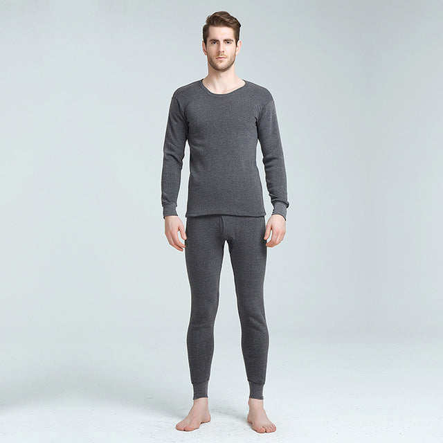 Men's Velvet Thick Round Neck Thermal Wear GlamzLife