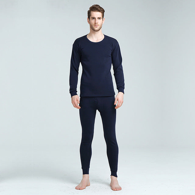 Men's Velvet Thick Round Neck Thermal Wear GlamzLife