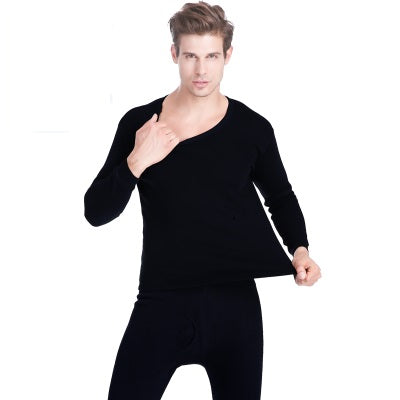 Men's Velvet Thick Round Neck Thermal Wear GlamzLife