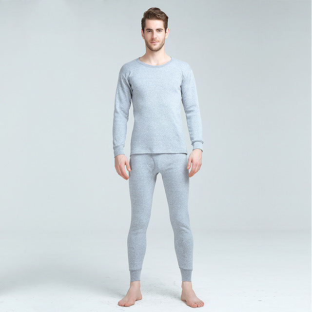 Men's Velvet Thick Round Neck Thermal Wear GlamzLife