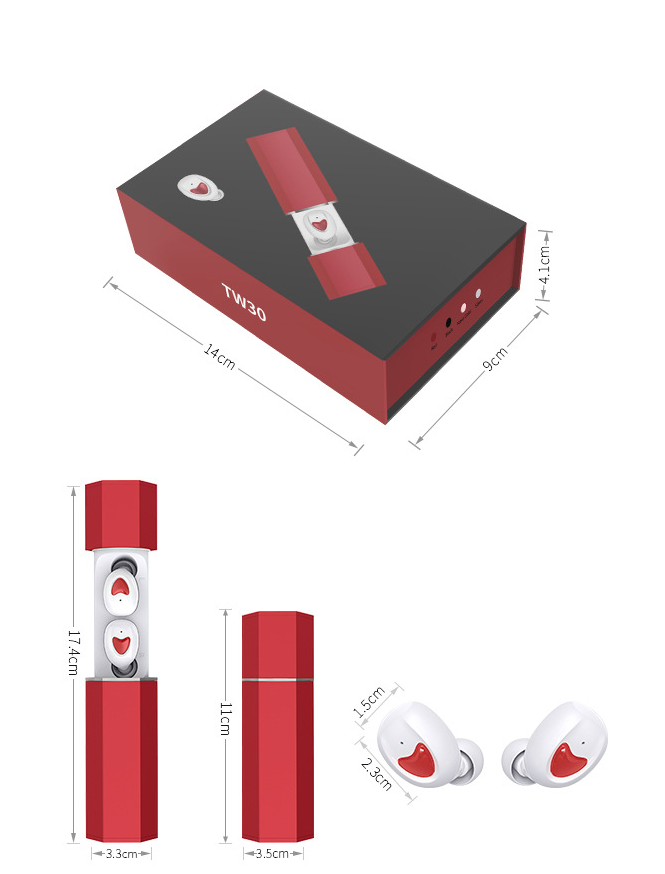 Metal Rod In-ear Wireless Earbuds GlamzLife