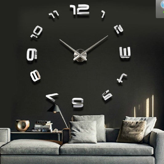 Modern Art Oversized Acrylic Wall Clock For Living Room | GlamzLife