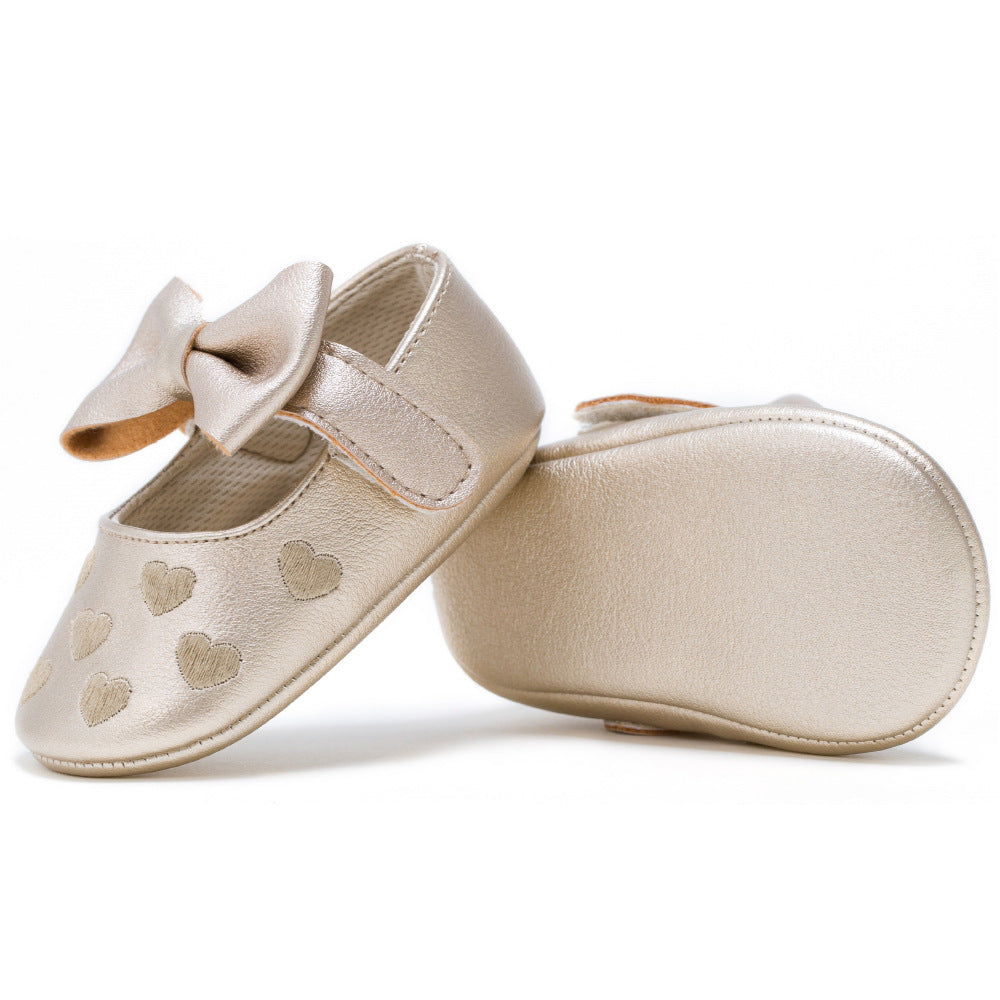 Newborn Baby Bow Knot Soft Bottom Shoes | GlamzLife