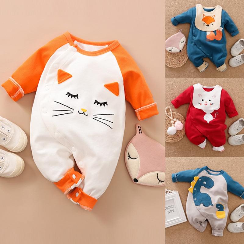Newborn Cartoon Pattern Baby Clothes | GlamzLife