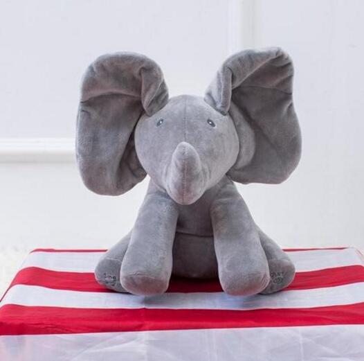 Peek-A-Boo Interactive Elephant Plush Toy | GlamzLife
