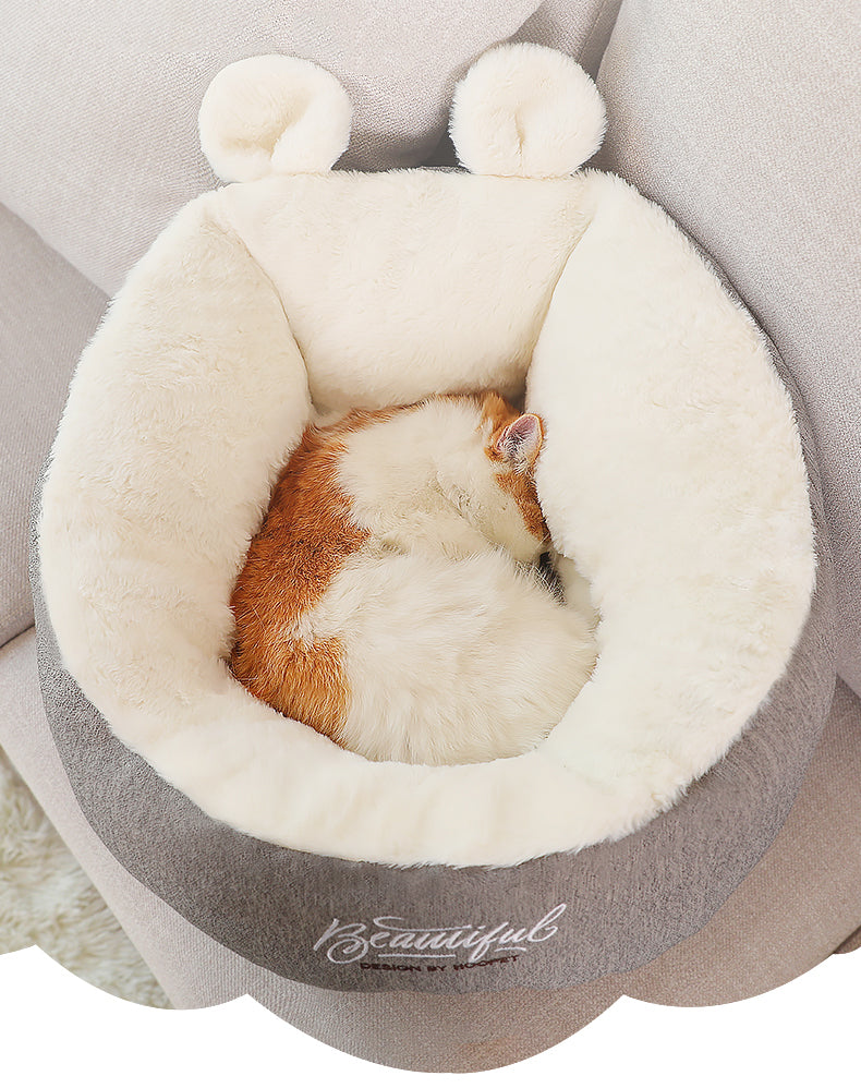 Pet Warming Soft Sleeping Cushion Puppy Kennel GlamzLife
