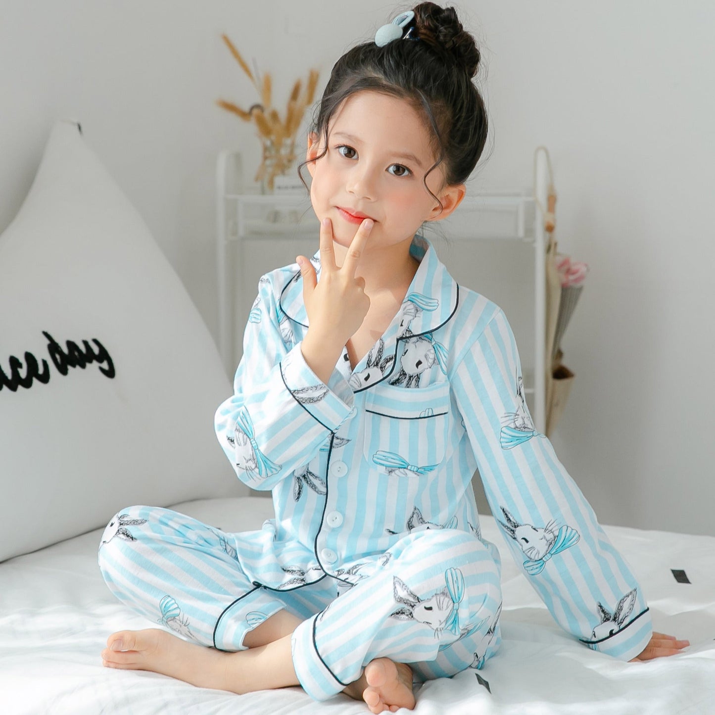 Printed Cotton Night Suit For Girl's | GlamzLife
