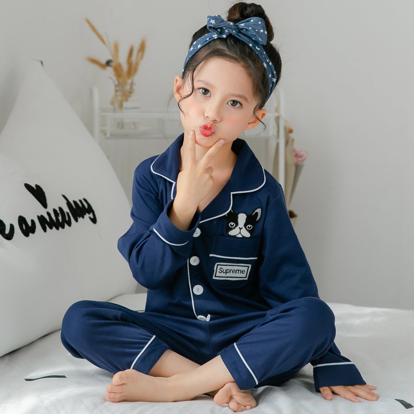 Printed Cotton Night Suit For Girl's | GlamzLife