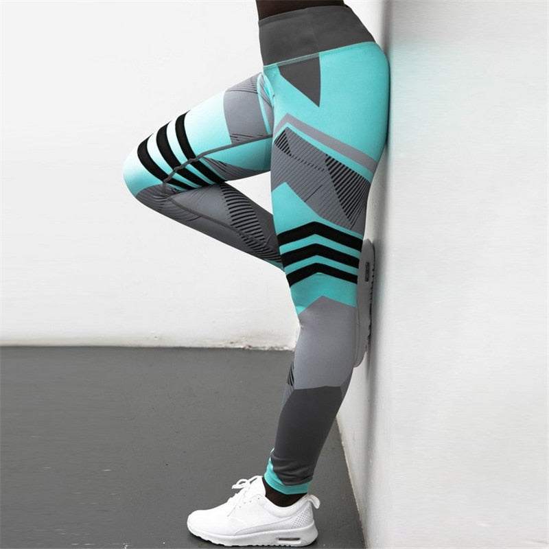 Reflective Sport Yoga Pants | Green | GlamzLife