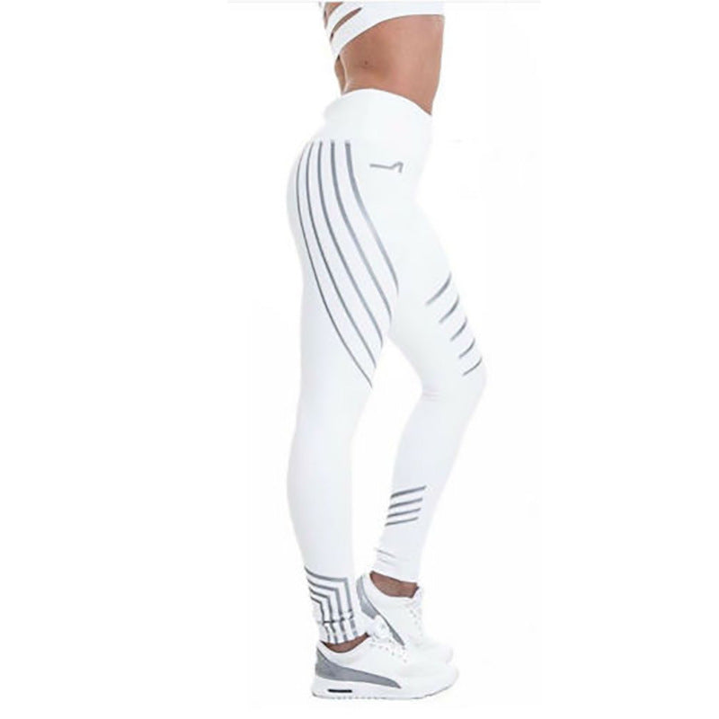 Reflective Sport Yoga Pants | 4 | GlamzLife
