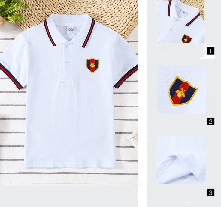 Short Sleeve White T-shirt For Boy's | GlamzLife
