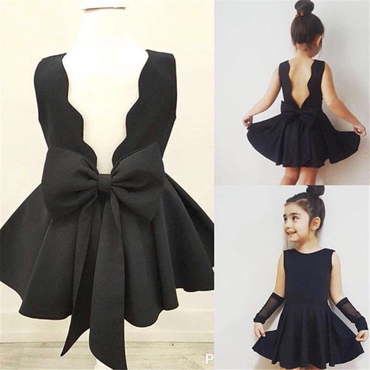 Solid Black Short Sleeveless Short Dress | GlamzLife