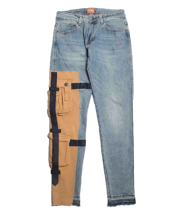 Strachable Denim Washed Blue Jeans GlamzLife