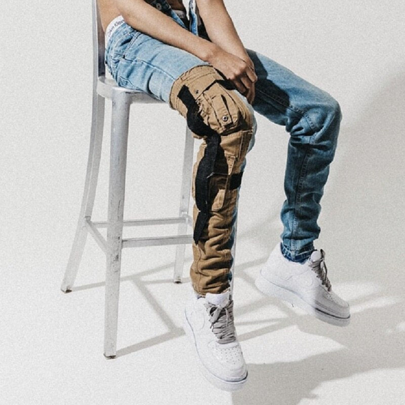 Strachable Denim Washed Blue Jeans GlamzLife