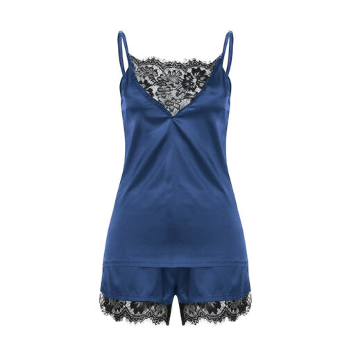 Sweetheart Neckline Comfy Night Dress | Blue | GlamzLife