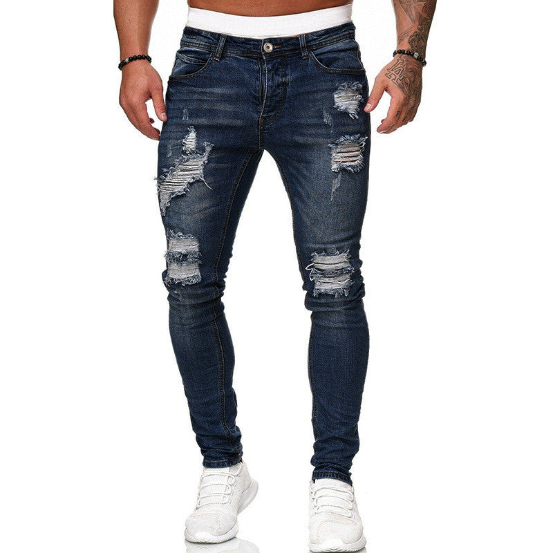 Trendy Ripped Men Jeans GlamzLife
