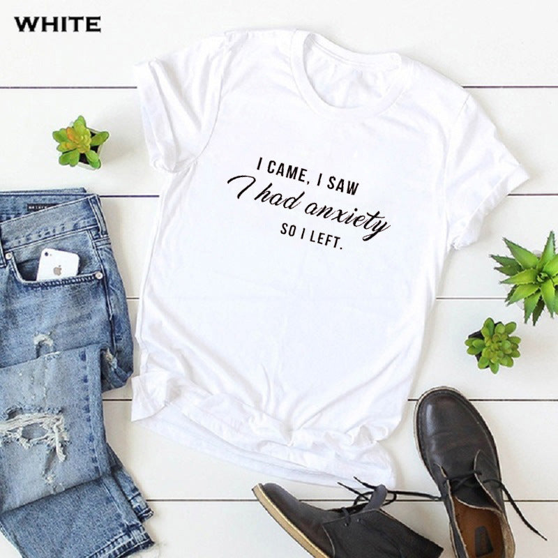 Women's Graphic Letter Printed T-shirts | GlamzLife