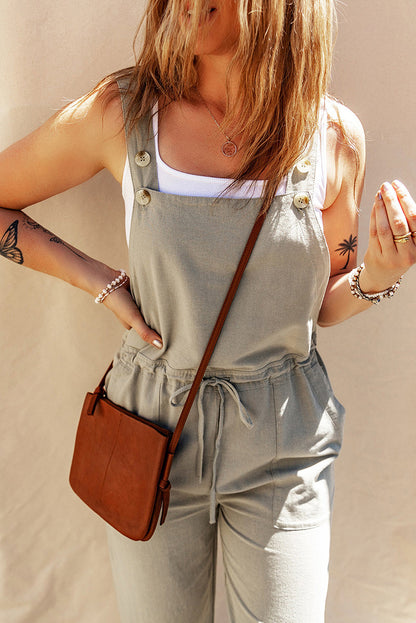 Solid Color Camisole Jumpsuit  - GlamzLife