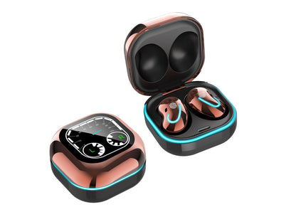 New S6 SE Breathing Light Time Digital Display TWS5.0 Bluetooth Headset | GlamzLife