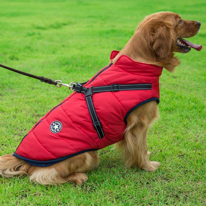 Dog Cotton Vest with Integrated Chest and Back Coverage for Winter. - GlamzLife