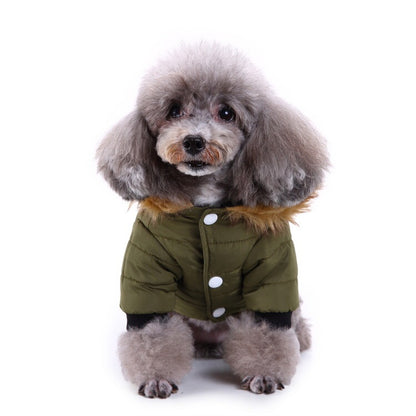 Winter puffer jackets for pets - GlamzLife