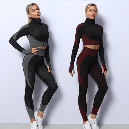 3PCS Seamless Sport Set For Women | GlamzLife