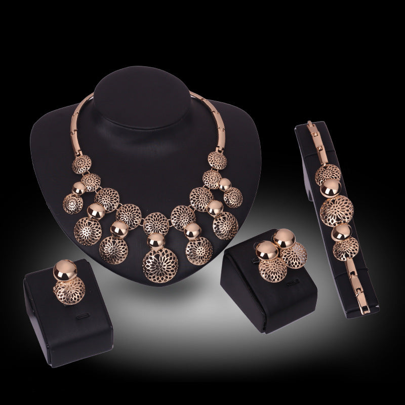 Stunning Alloy Bridal Jewelry Sets for the Fashion-forward Bride | GlamzLife