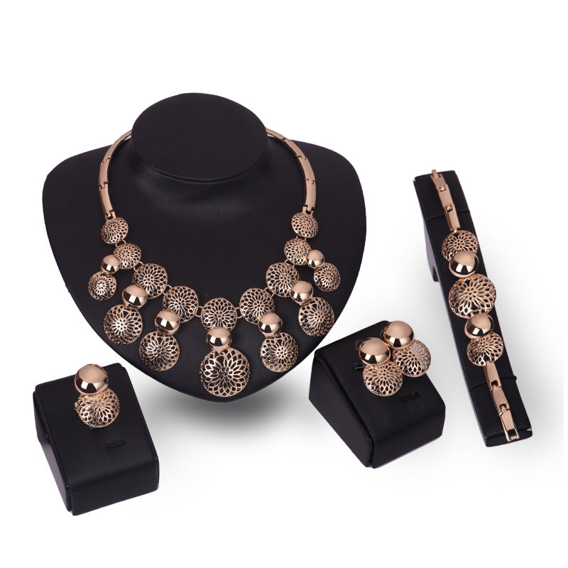 Stunning Alloy Bridal Jewelry Sets for the Fashion-forward Bride | GlamzLife