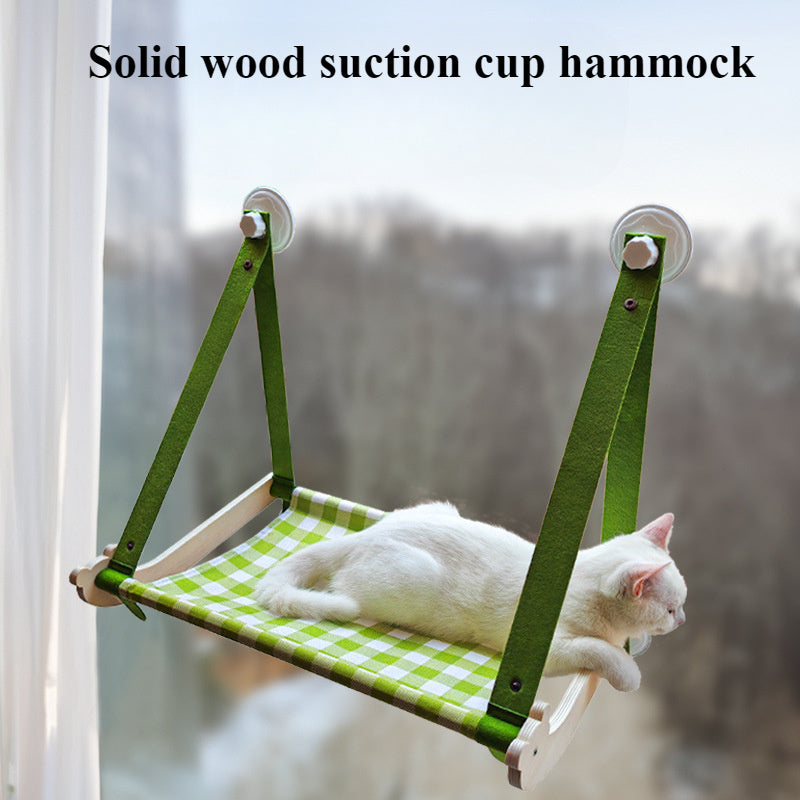 Durable Wooden Cats Hammock Pet Mat - GlamzLife