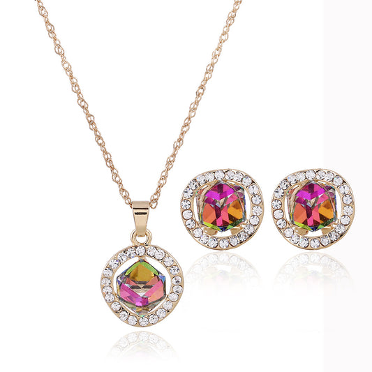 Bridal Bling: Sparkling Crystal Jewelry Set GlamzLife