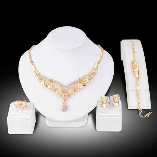 European and American Style Bridal Jewelry Sets for Women GlamzLife