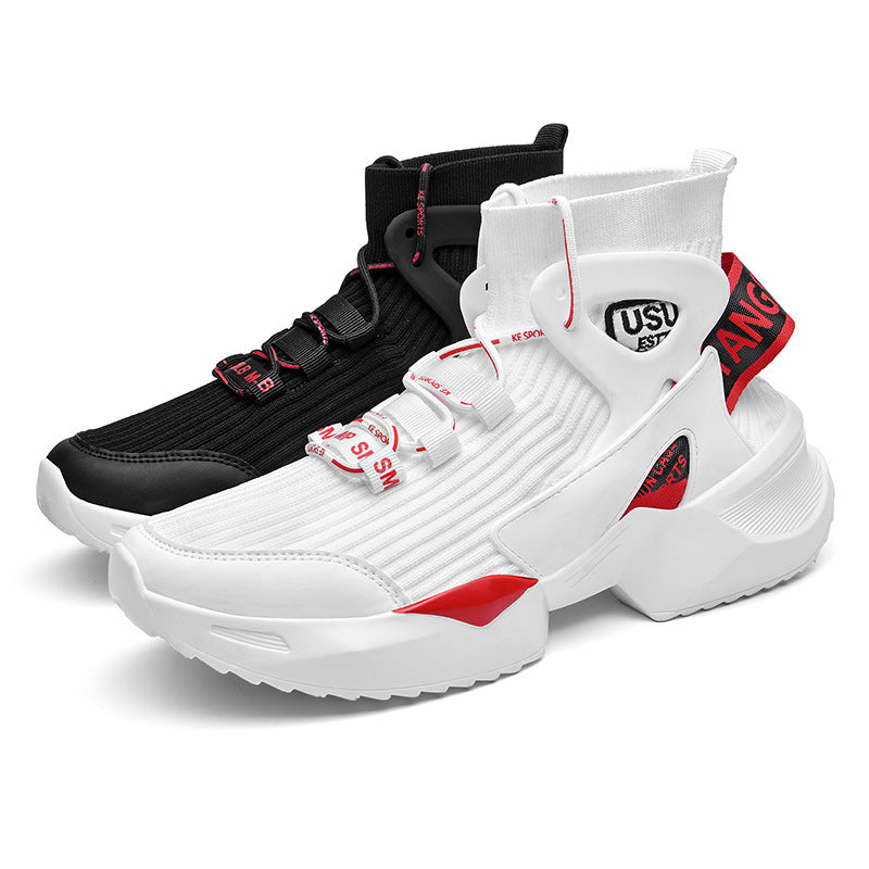 High top socks shoes men summer GlamzLife