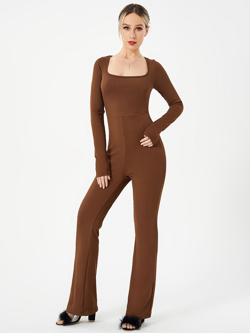 Women's Loose Casual High Stretch Jumpsuit - GlamzLife