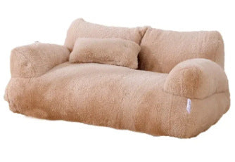 Warm Universal Rabbit Plush Pet Sofa Nest - GlamzLife