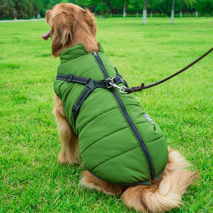 Dog Cotton Vest with Integrated Chest and Back Coverage for Winter. - GlamzLife